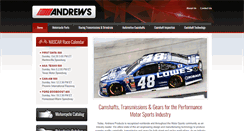 Desktop Screenshot of andrewsproducts.com